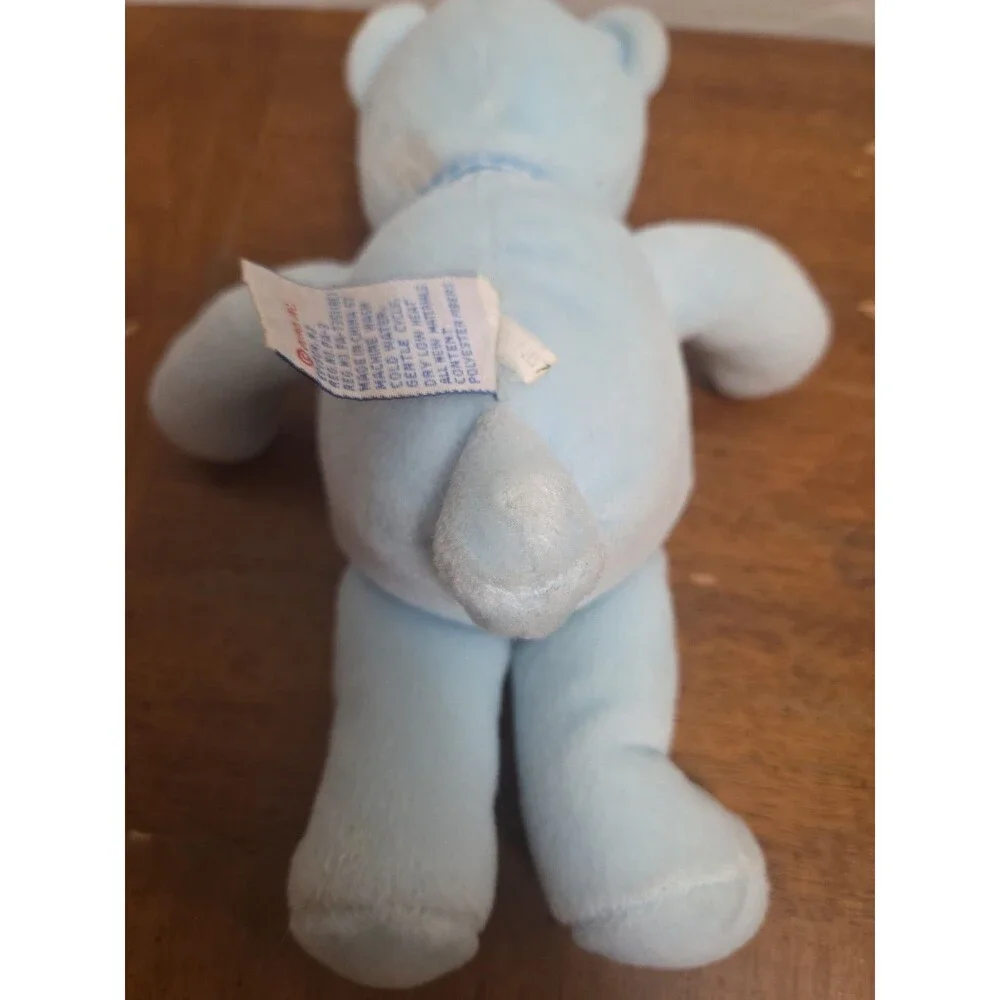 Baby Gund My First Teddy 6 In Plush Blue Bear 5717 Vintage